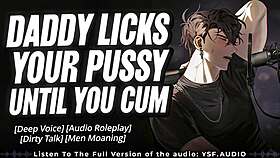 Gentle boyfriend licks pussy after stress
