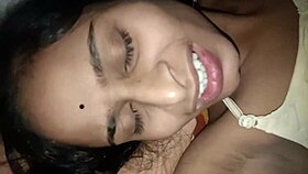 Indian beauty gives boyfriend one last fuck before marriage