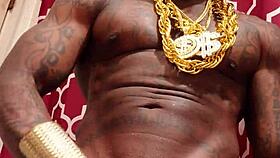 big black hairy cock strokes for you