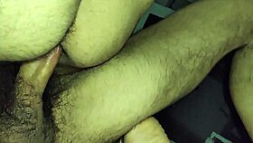 gay couple close up creampie