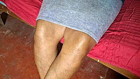 homemade wife enjoys relaxing solo time