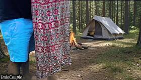 Cheating Babe Fucks Boss Deep In Forest