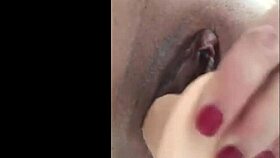 amateur girl squirts hard using big dildo