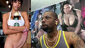 The most gorgeous starfucks transgender cumming hard trans short stack stroking her huge girl cock big breast slut cums while getting fucked big breast asuka cumming ai generated
