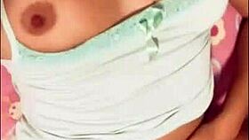 Curvy arab wife in lingerie gets bent over and creampied