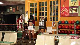 bowling alley milf and teen date free use
