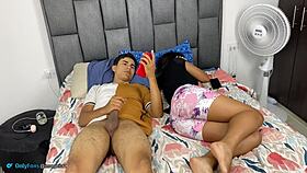 Woman Masturbates Before Unexpected Hard Fuck