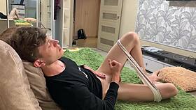 Just relax while enjoying big pleasure