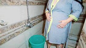 bbw wife caught bathing naked