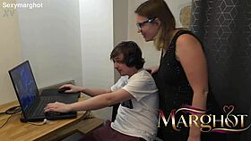 curvy milf sucks cock and gets ass destroyed