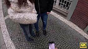 Shy Teen Uses Big Boobs To Earn Cash From Stranger