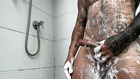 macabreink takes shower and jerks off full video