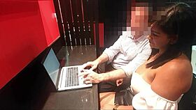 nicoly mattos took colleague cock raw and came hard