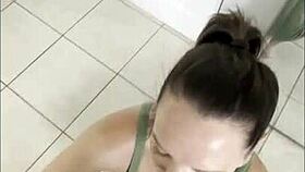milf edges her partner until facial cum