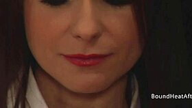 Lesbian mistress moans and orgasms from slave fingering