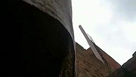 upskirt view under skirt in public