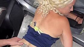 Streetwalker Picked Up For A Blowjob And Ends Up Getting Fucked On The Side Of The Road