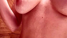 Gym Girl Taking Shower After Workout