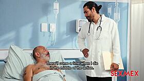 doctor attends the hot wife sharon piel at hospital