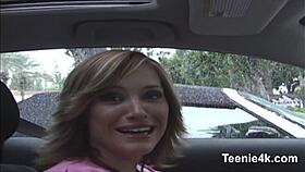 sexy amateur bitch gets penetrated deep in cooch after nasty mouth
