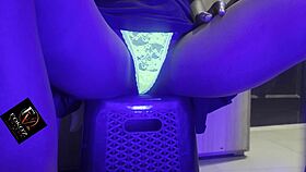 Focus On My Glowing Thong In This Solo Tease