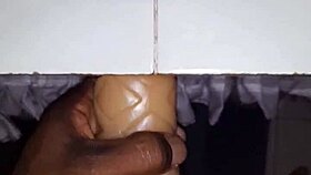 Jerking off s13 e8 with ebony moaning