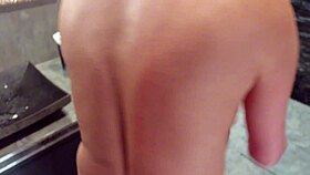Husband Gets Sucked And Fucked While Shaving