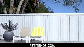 Petitehos - Lucky Stud Giving Maya Wouulfe A Spanking To Teach Her A Lesson