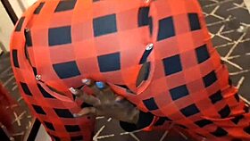 darkchocolatebarbie shakes her big ass in lingerie