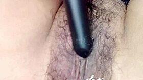 Horny Arab Woman Fingering Her Hairy Pussy
