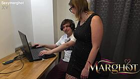 curvy milf sucks cock and gets ass destroyed