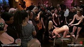 bound slave ass up