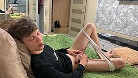 Just relax while enjoying big pleasure
