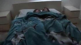 Twin Teens Masturbate Together In Shower