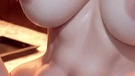 Redhead enjoys passionate midnight sex on camera