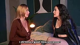 Busty mature enjoys passionate lesbian fucking?