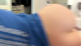 Petite teen shares bed and asshole