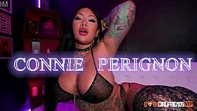 connie perignon satisfies a dick with a messy ending