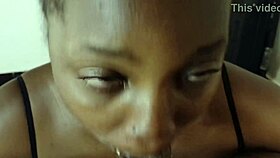 freaky ebony girl sucks big black dick with dirty talk