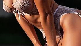 stocking garter belt and bra focus