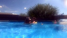 Impregnated Outdoors Then Big Belly Pool Sex