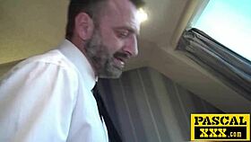 First porn training with sugar daddy turns filthy