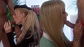 stacey saran joins blonde in ffmm foursome
