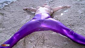 Alice axx and terry kemaco workout then fuck outdoors