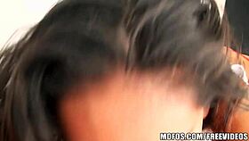 Naughty african guy with a big fat ass cumming with a toy in his asshole