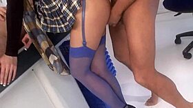 stacey saran joins blonde in ffmm foursome