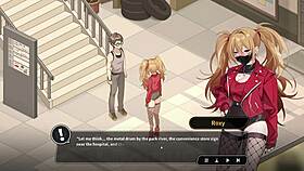 Fucking both police officer and tsundere blackmarket boss in game
