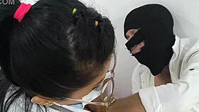 hot latina doctor gets wild with patient in office