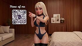 Colombian blonde rides cock hard moaning with pleasure