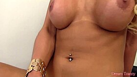 trans babe leticia menezes rides a silicon prick